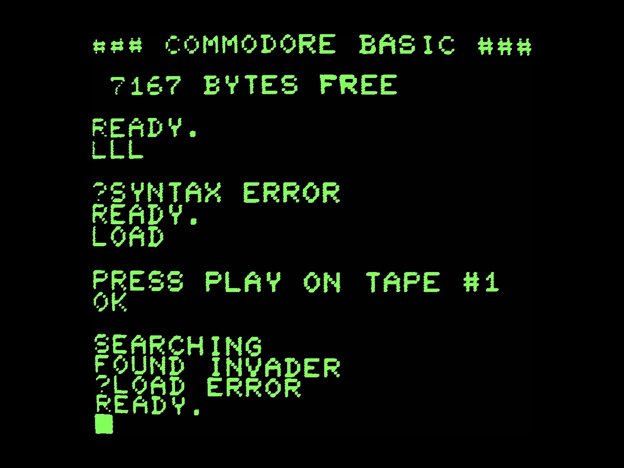 Basic:  Commodore Basic