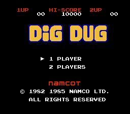 Dendy, nes, famicom, Dig Dug