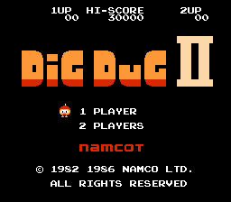 Dendy, nes, famicom, Dig Dug II