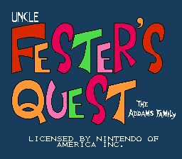 Dendy, nes, famicom, Fester's Quest