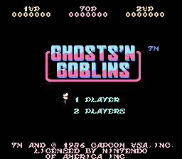 Dendy, nes, famicom, Ghosts'n Goblins