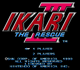 Dendy, nes, famicom, Ikari III - The Rescue