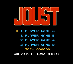 Dendy, nes, famicom, Joust