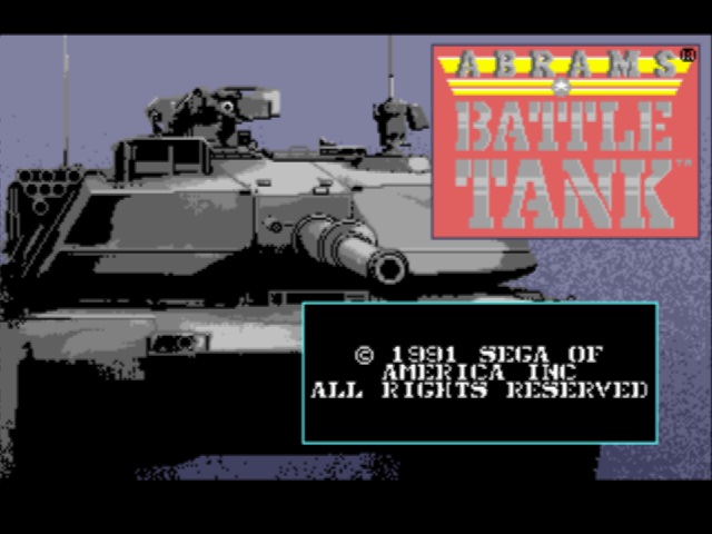 Sega, M1 Abrams Battle Tank