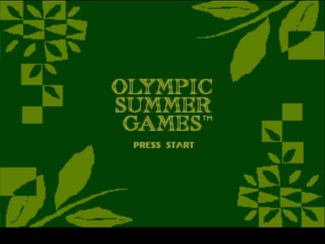 Sega, Olympic Summer Games Atlanta 96