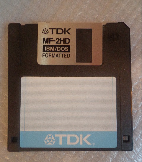 , diskette,   