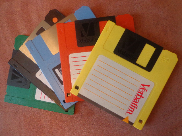 , diskette,   